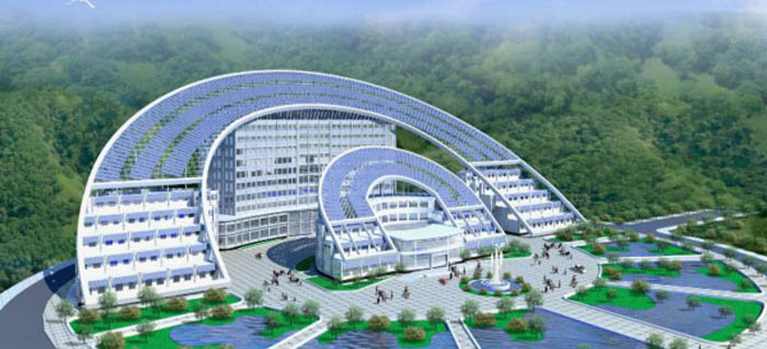 Business school in the Solar Valley China